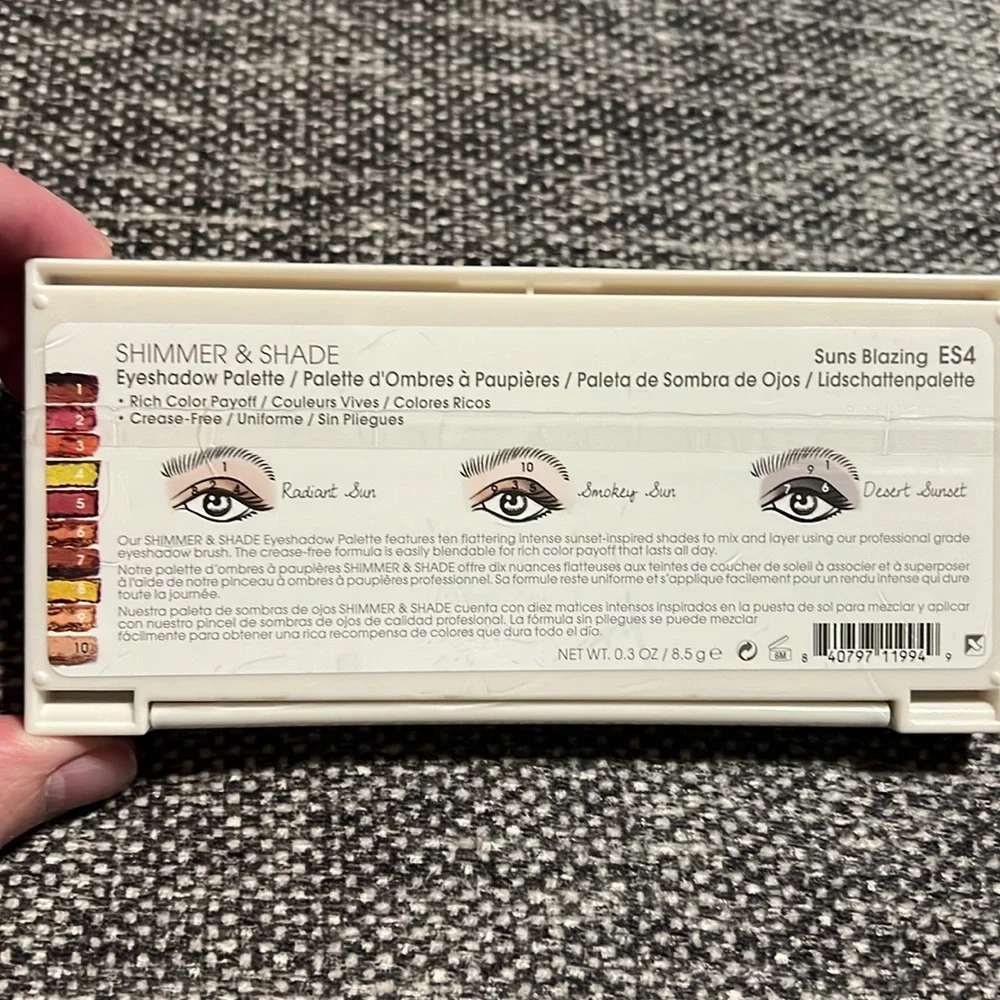 NWT Flower Suns Blazing Eyeshadow Palette
